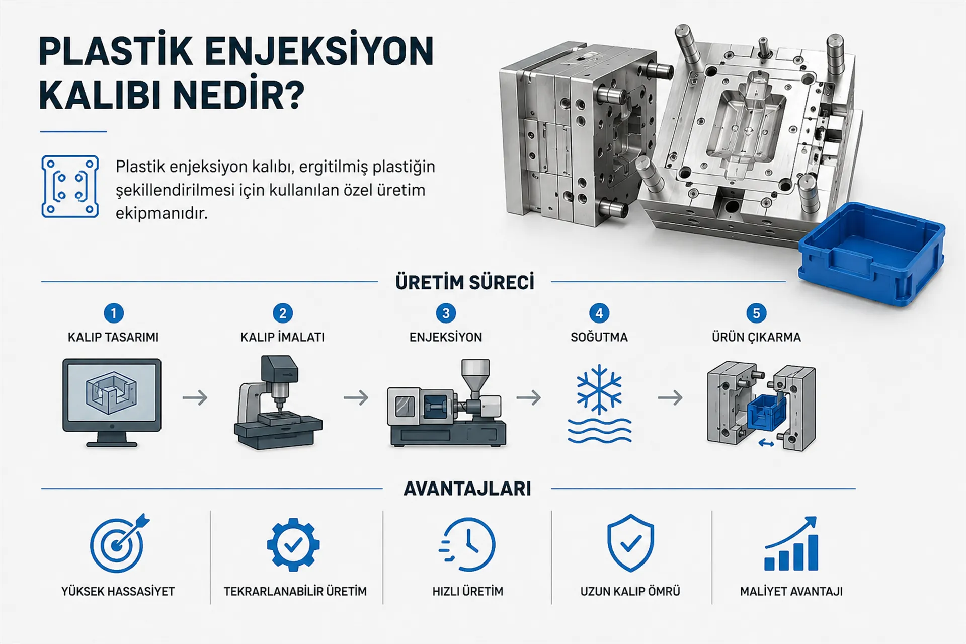 What is a Plastic Injection Mold? Production Process and Advantages